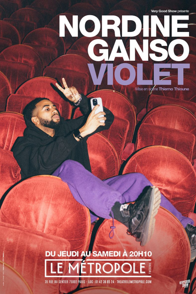 NORDINE GANSO DANS VIOLET