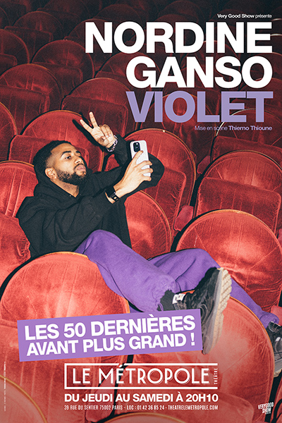 NORDINE GANSO DANS VIOLET 